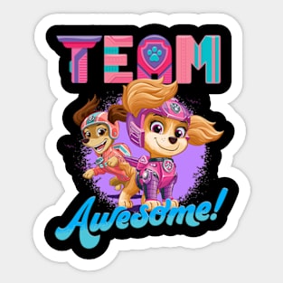 movie team awesome Sticker